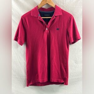 Banana Republic Polo Shirt Standard Fit  Burgundy XS